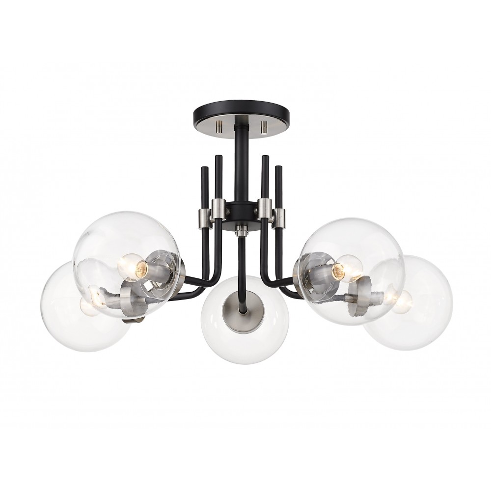 Z-Lite 5 Light Semi Flush Mount