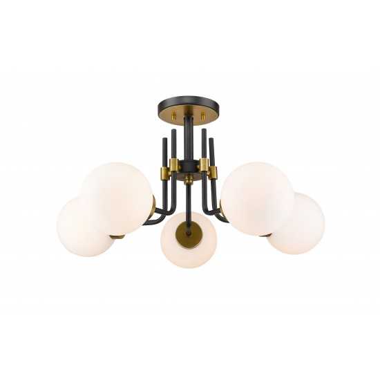 Z-Lite 5 Light Semi Flush Mount