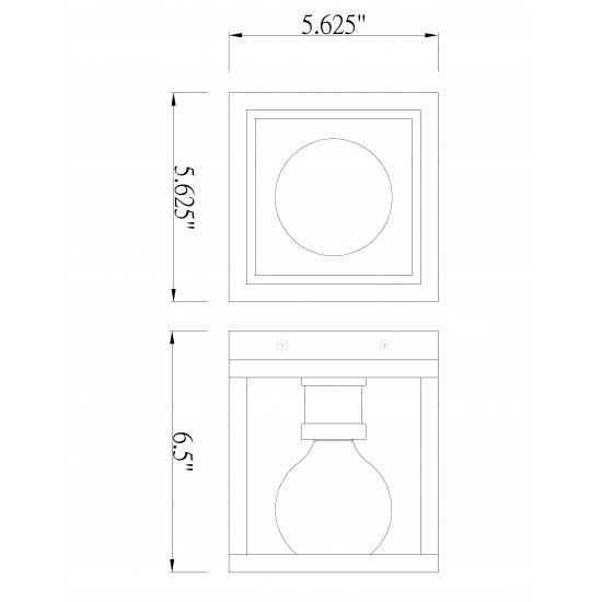 Z-Lite 1 Light Wall Sconce