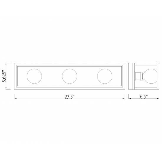Z-Lite 3 Light Vanity