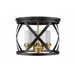 Z-Lite 4 Light Flush Mount