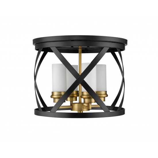 Z-Lite 4 Light Flush Mount