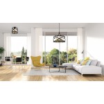 Z-Lite 4 Light Semi Flush Mount