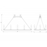 Z-Lite 12 Light Island/Billiard