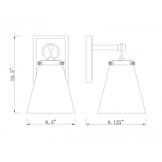 Z-Lite 1 Light Wall Sconce