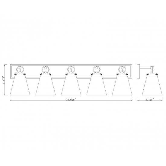 Z-Lite 5 Light Vanity