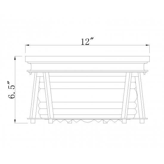 Z-Lite 2 Light Flush Mount