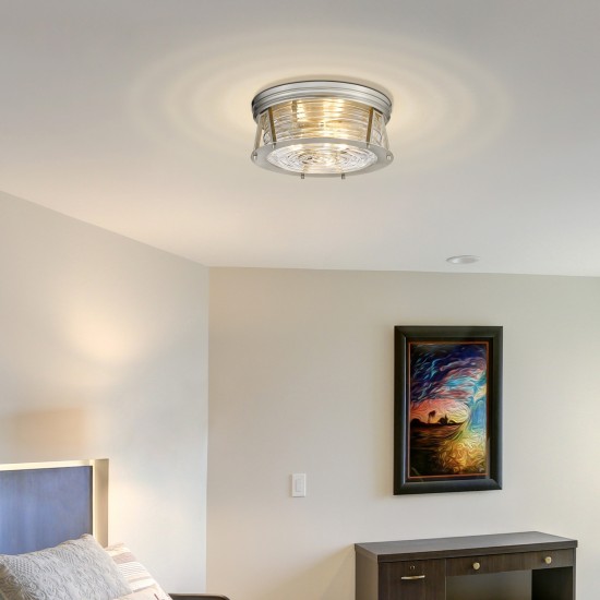 Z-Lite 3 Light Flush Mount