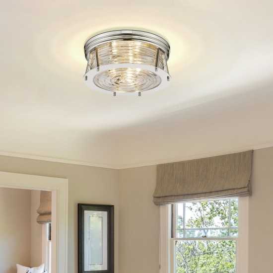 Z-Lite 3 Light Flush Mount