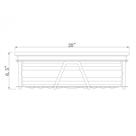 Z-Lite 4 Light Flush Mount