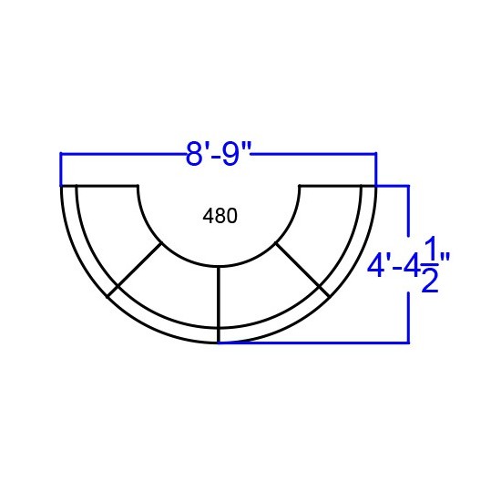 Black LeatherSoft Reception Configuration, 4 Pieces