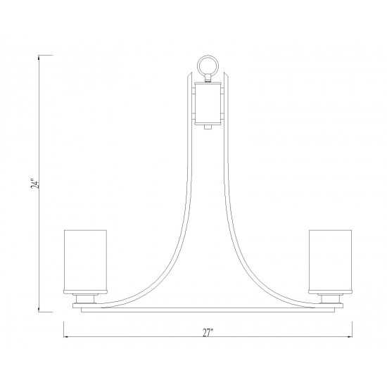 Z-Lite 5 Light Chandelier