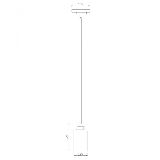 Z-Lite 1 Light Mini Pendant