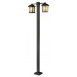 Z-Lite 2 Head Outdoor Post