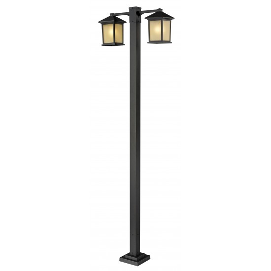 Z-Lite 2 Head Outdoor Post