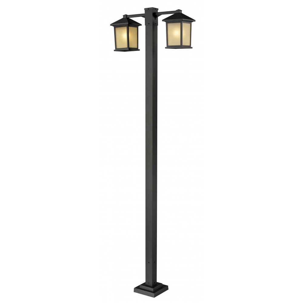Z-Lite 2 Head Outdoor Post Z-Lite 2 Head Outdoor Post