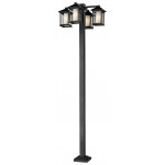 Z-Lite 4 Head Outdoor Post