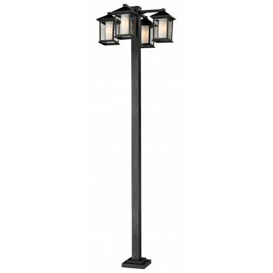 Z-Lite 4 Head Outdoor Post