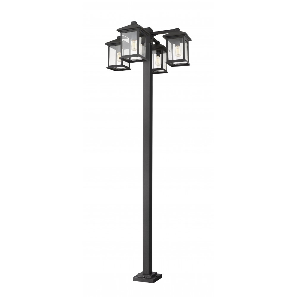 Z-Lite 4 Light Outdoor Post Mounted Fixture Z-Lite 4 Light Outdoor Post Mounted Fixture