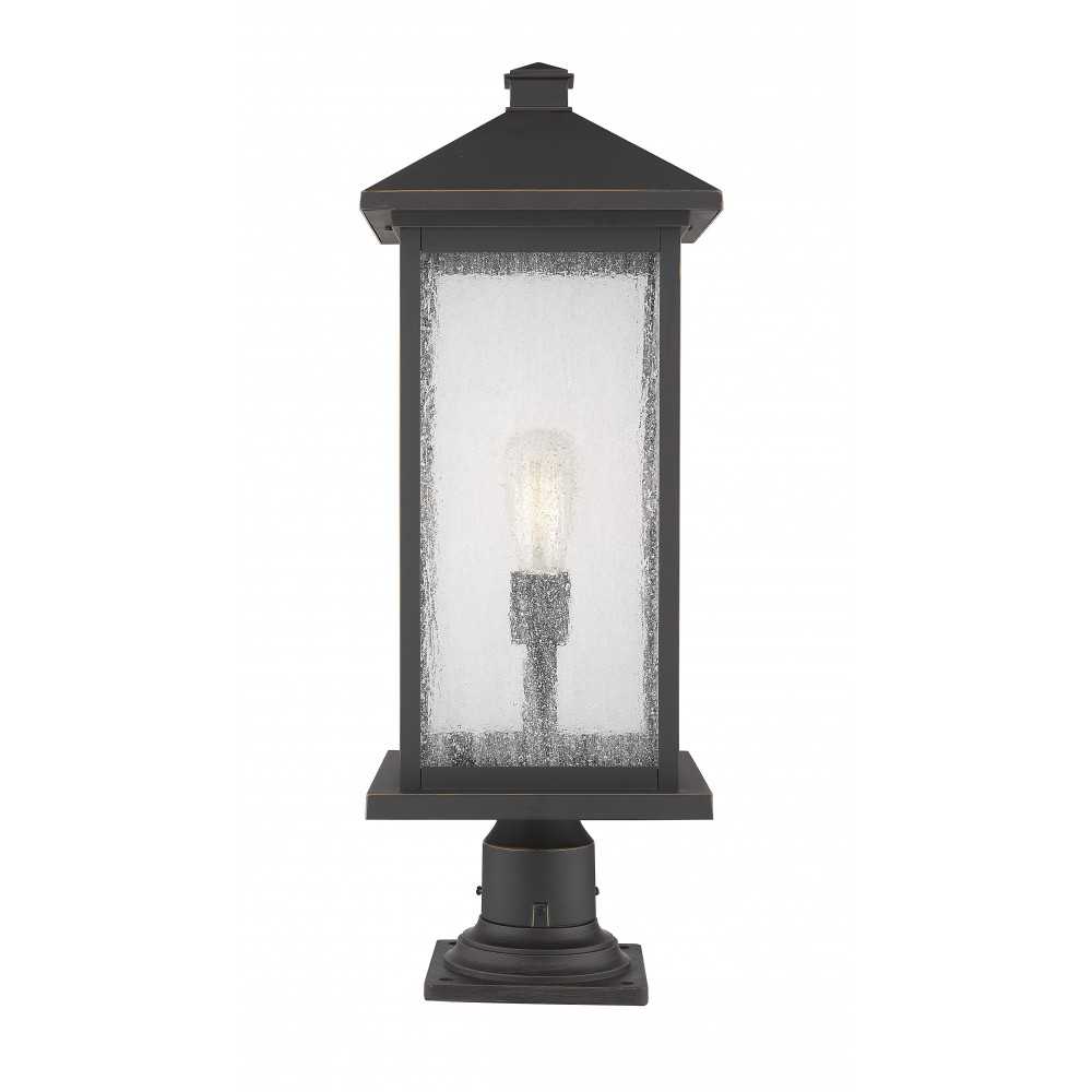 Z-Lite 1 Light Outdoor Pier Mounted Fixture Z-Lite 1 Light Outdoor Pier Mounted Fixture