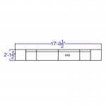 Melrose White LeatherSoft Reception Configuration, 6 Pieces