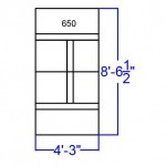 Melrose White LeatherSoft Reception Configuration, 6 Pieces