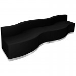 Black LeatherSoft Reception Configuration, 4 Pieces