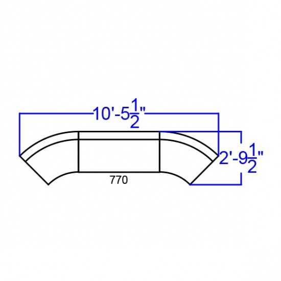 Black LeatherSoft Reception Configuration, 3 Pieces