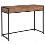 Cumberland Collection Computer Desk in Rustic Wood Grain Finish