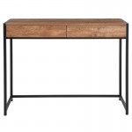 Cumberland Collection Computer Desk in Rustic Wood Grain Finish