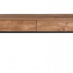 Cumberland Collection Computer Desk in Rustic Wood Grain Finish