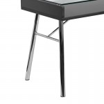 Brettford Desk with Tempered Glass Top