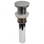 1 Hole CUPC Approved Lead Free Brass Faucet Set In Chrome Color - Drain Incl.