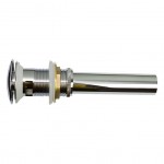 1 Hole CUPC Approved Lead Free Brass Faucet Set In Chrome Color - Overflow Drain Incl.