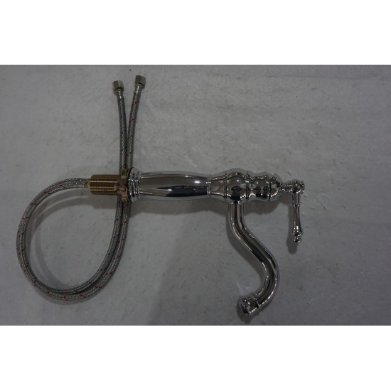 1 Hole CUPC Approved Lead Free Brass Faucet Set In Chrome Color - Overflow Drain Incl.