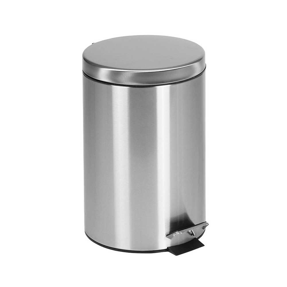 Stainless Steel Fingerprint Resistant Soft Close, Step Trash Can - 12L (3.2 Gallons)