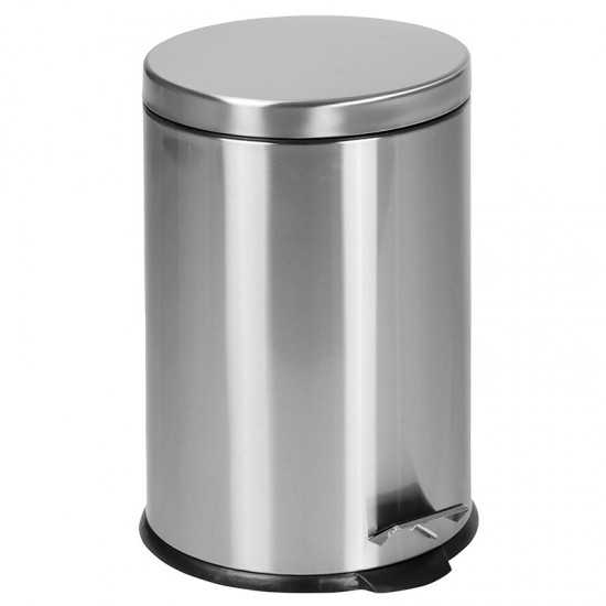 Stainless Steel Fingerprint Resistant Soft Close, Step Trash Can - 20L (5.3 Gallons)