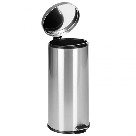 Stainless Steel Fingerprint Resistant Soft Close, Step Trash Can - 30L (7.9 Gallons)