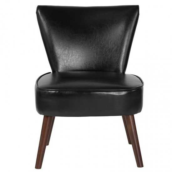 HERCULES Holloway Series Black LeatherSoft Retro Chair