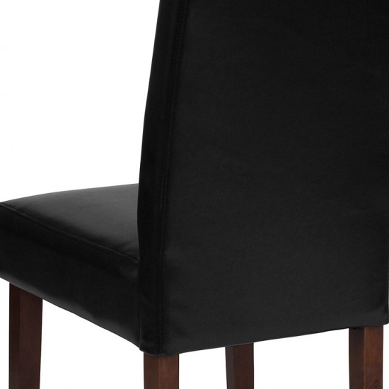 Greenwich Series Black LeatherSoft Parsons Chair