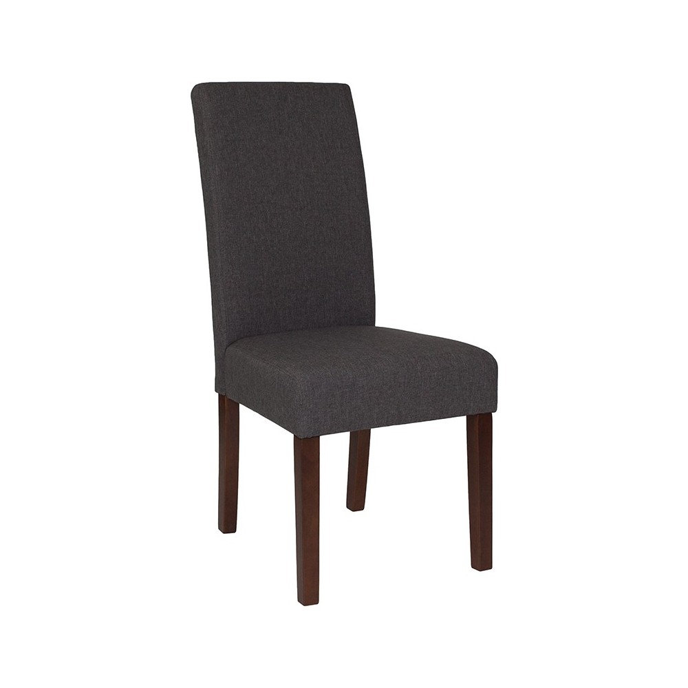 Greenwich Series Gray Fabric Parsons Chair