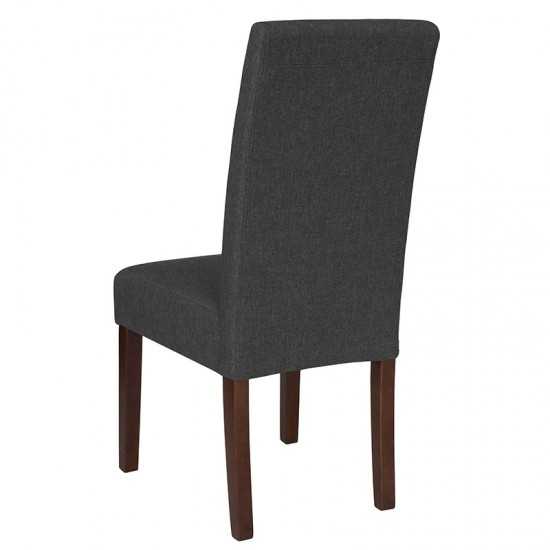 Greenwich Series Gray Fabric Parsons Chair