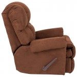 Sierra Chocolate Microfiber Rocker Recliner