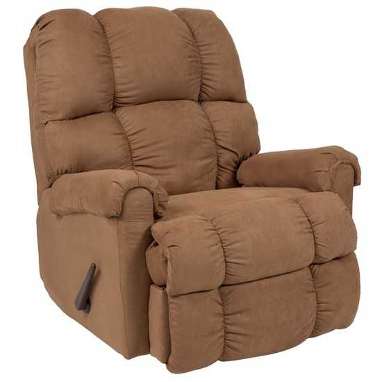 Sierra Camel Microfiber Rocker Recliner