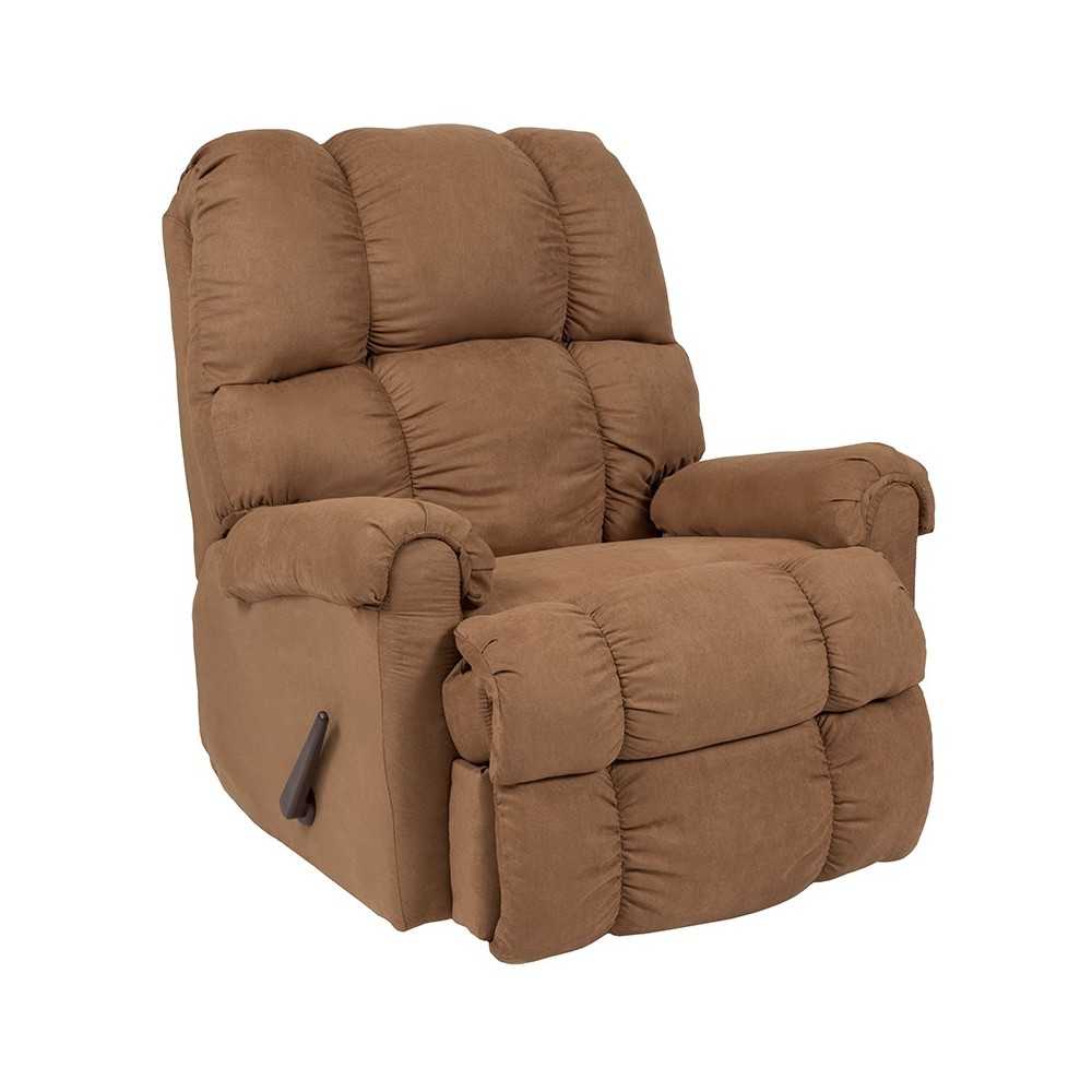 Sierra Camel Microfiber Rocker Recliner