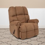 Sierra Camel Microfiber Rocker Recliner