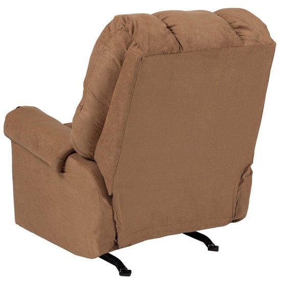 Sierra Camel Microfiber Rocker Recliner