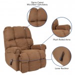 Sierra Camel Microfiber Rocker Recliner