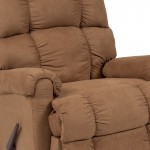 Sierra Camel Microfiber Rocker Recliner