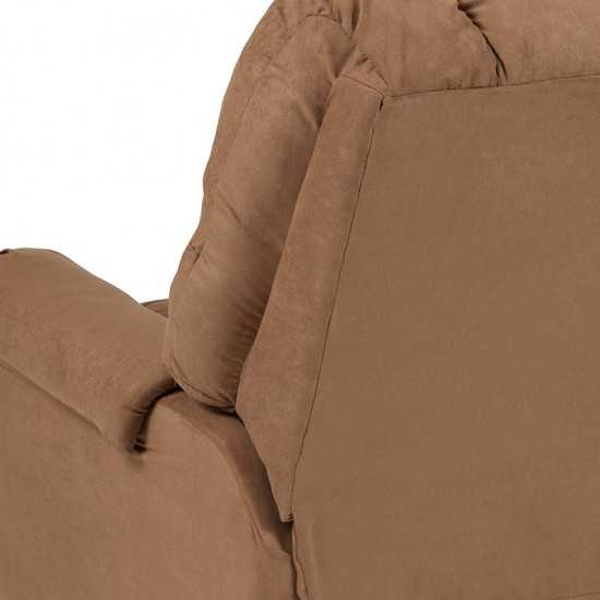 Sierra Camel Microfiber Rocker Recliner